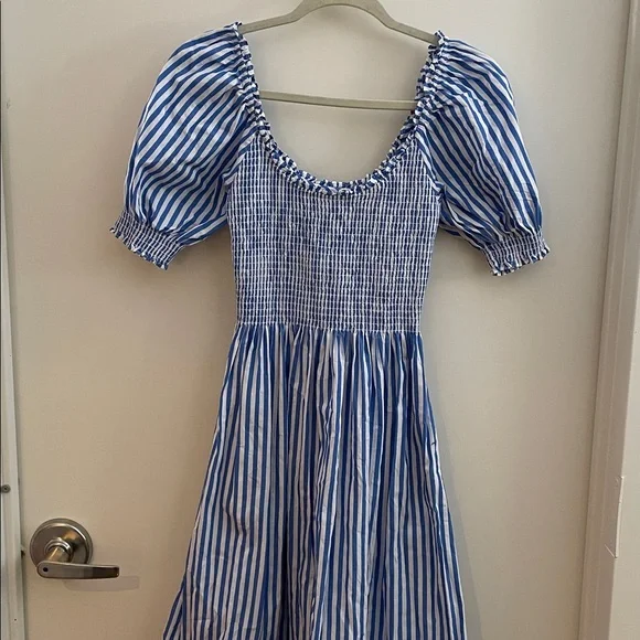 Hill House The Louisa Nap Dress Striped Size XS EUC - Picture 2 of 7